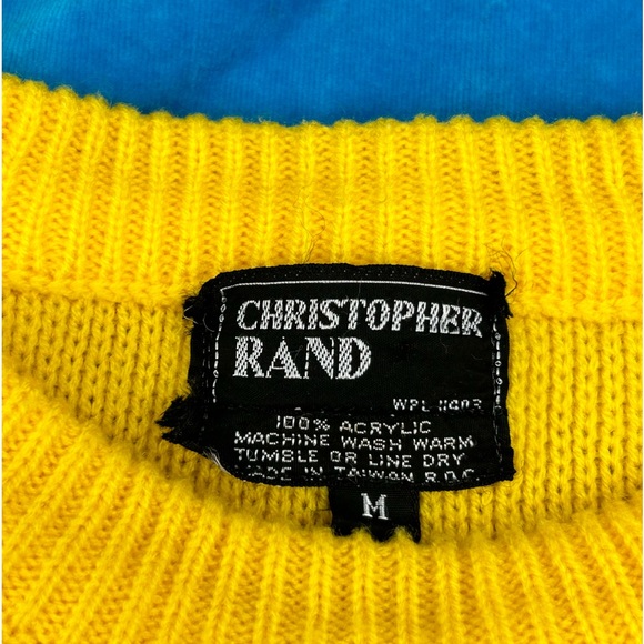 Vintage Christopher Rand Sweater sz M - Picture 5 of 9